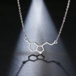 Collar Molécula Serotonina