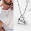 Collar De Triangulo Cuadrado