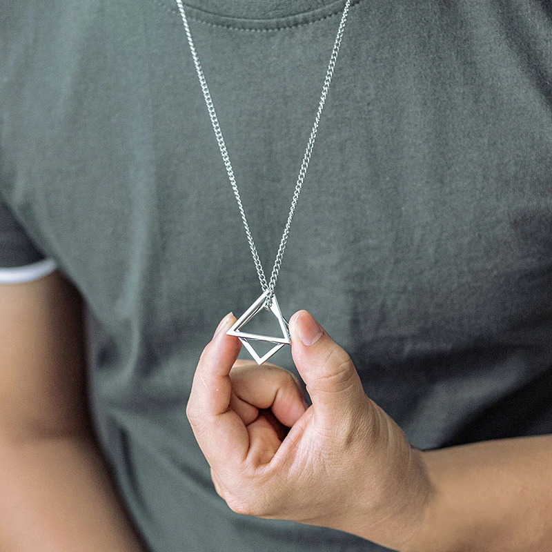 historia Anterior cien Collar De Triangulo Cuadrado – Minimalist Style