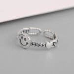 Anillo Cara Sonriente - S925