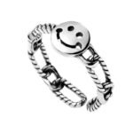 Anillo Cara Sonriente - S925