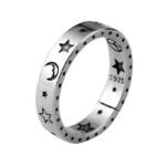 Anillo Vintage Luna Y Estrella - S925