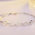 Juego Pulsera Cadena Aretes Set - S925