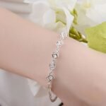 Juego Pulsera Cadena Aretes Set - S925
