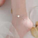 Tobillera Pulsera De Flor - S925