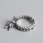 Anillo Vintage Conejo Mujer - S925