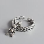 Anillo Vintage Conejo Mujer - S925