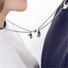 Collar Para Parejas Astronauta Magnético