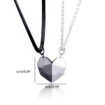 Collar Magnético De Corazón Para Parejas