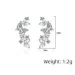Aretes Mujer De Mariposas - S925