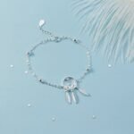 Pulsera De Pluma Y Borla - S925