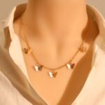 Collar Para Mujer De Mariposas