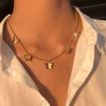 Collar Para Mujer De Mariposas