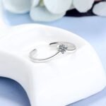 Anillo De Circón Compromiso – S925
