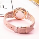 Reloj Mujer De Cuero Rosado