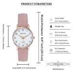 Reloj Mujer De Cuero Rosado