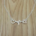 Collar De Corazón y Huella