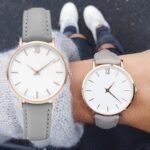 Reloj Mujer Gris Minimalista
