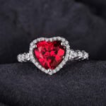 Anillo Heart Cut - Plata Esterlina