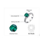Anillo Green Square - Plata Esterlina