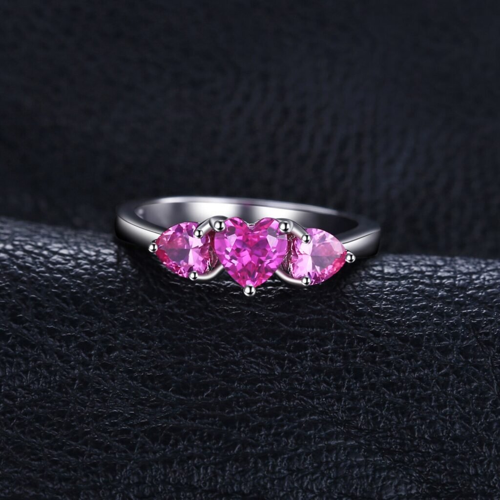 Anillo Trinity Heart – Plata Esterlina - Detalle