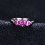 Anillo Trinity Heart - Plata Esterlina