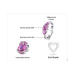 Anillo Trinity Heart - Plata Esterlina