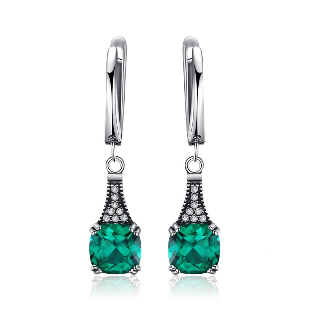 Aretes Vintage Drop – Plata Esterlina