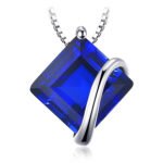 Collar Blue Majesty - Plata Esterlina