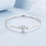 Brazalete Stellar Heart - Plata Esterlina