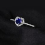 Anillo Azure Bloom - Plata Esterlina