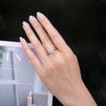 Anillo Moissanite Grace - Plata Esterlina