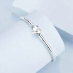 Brazalete Stellar Heart - Plata Esterlina