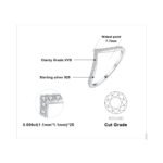 Anillo Minimal V Glow - Plata Esterlina