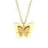 Collar De Mariposa Dorado