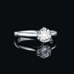 Anillo Moissanite Grace - Plata Esterlina