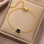Pulsera De Estrella Dorada