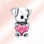 Dije Puppy Love - Plata Esterlina