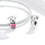 Dije Puppy Love - Plata Esterlina