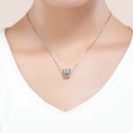 Dije Ruby Crown - Plata Esterlina