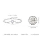 Pulsera Radiant Heart - Plata Esterlina