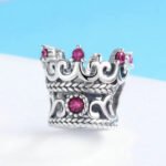 Dije Ruby Crown - Plata Esterlina