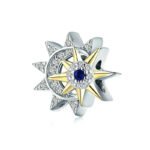 Dije North Star - Plata Esterlina