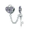 Dije Love Lock - Plata Esterlina