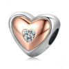 Dije Rose Heart - Plata Esterlina