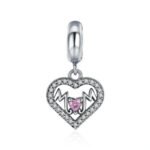 Dije Mother’s Heartbeat - Plata Esterlina