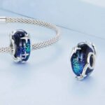 Dije Blue Galaxy - Plata Esterlina