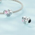 Dije Mom’s Little Love - Plata Esterlina