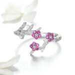 Anillo Flower Branch - Plata Esterlina