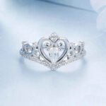Anillo Celestia Heart - Plata Esterlina